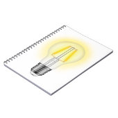 Leuchte Notizblock (Linke Seite)