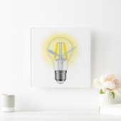 Leuchte Quadratische Wanduhr (Zuhause)