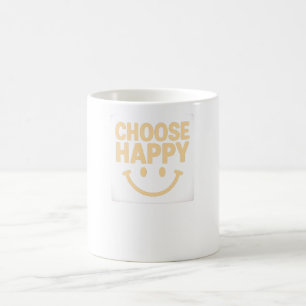 Leuchte vor Glück – Wähle Glück Kaffeetasse