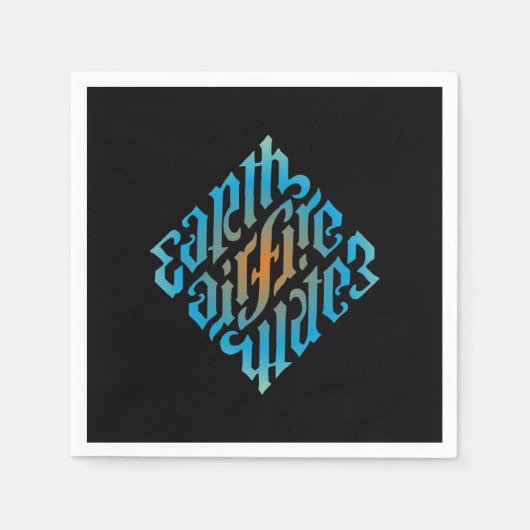 Leuchtelemente Serviette (Vorderseite)