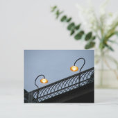 Leuchten an der Walnut Street Bridge Postkarte (Stehend Vorderseite)