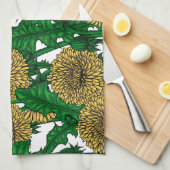 Leuchten auf Weiß Geschirrtuch (Viertel Falte)