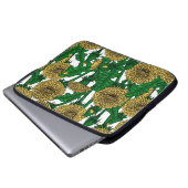 Leuchten auf Weiß Laptopschutzhülle (Vorne Knopf)