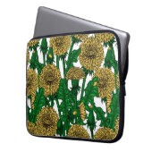 Leuchten auf Weiß Laptopschutzhülle (Vorderseite Links)