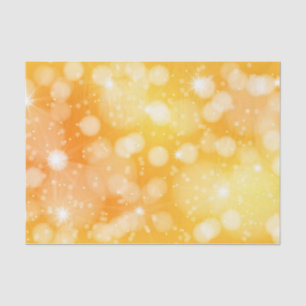 Leuchten aus gelbem Gewebe Seidenpapier
