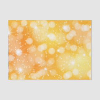 Leuchten aus gelbem Gewebe Seidenpapier