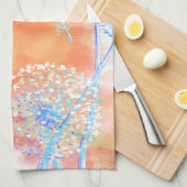 Leuchten bei Sonnenuntergang Geschirrtuch (Viertel Falte)