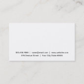 Leuchten | Elemente (Änderung) Visitenkarte (Rückseite)