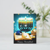 Leuchten Feiertagspostkarte (Stehend Vorderseite)