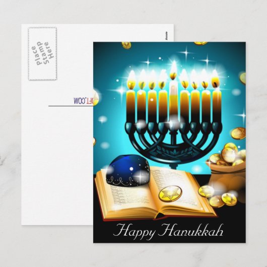 Leuchten Feiertagspostkarte (Vorne/Hinten)