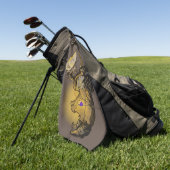 Leuchten Golfhandtuch (Gras)