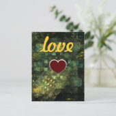 Leuchten in der Liebe Postkarte (Stehend Vorderseite)