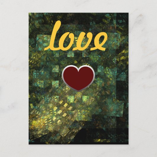 Leuchten in der Liebe Postkarte (Vorderseite)