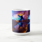 Leuchten in der Reed Flute Höhle, China Kaffeetasse (Mittel)