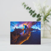 Leuchten in der Reed Flute Höhle, China Postkarte (Stehend Vorderseite)