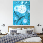 Leuchten in Moon Light Canvas Print - Malerei Leinwanddruck (Insitu (Schlafzimmer))
