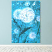 Leuchten in Moon Light Canvas Print - Malerei Leinwanddruck (Insitu (Holzboden))