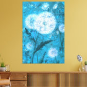 Leuchten in Moon Light Canvas Print - Malerei Leinwanddruck (Insitu (Wohnzimmer))