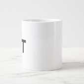 leuchten Jumbo-Tasse (Vorderseite)