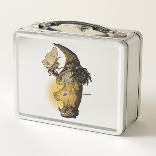 Leuchten Metall Brotdose (Rückseite)