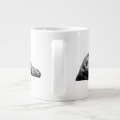 Leuchten nach unten, Haus Behalten Jumbo-Tasse (Rückseite)