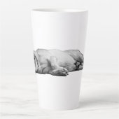 Leuchten nach unten, Haus Behalten Milchtasse (Vorderseite)