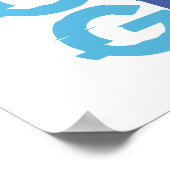 leuchten - nicht aufhören poster (Ecke)