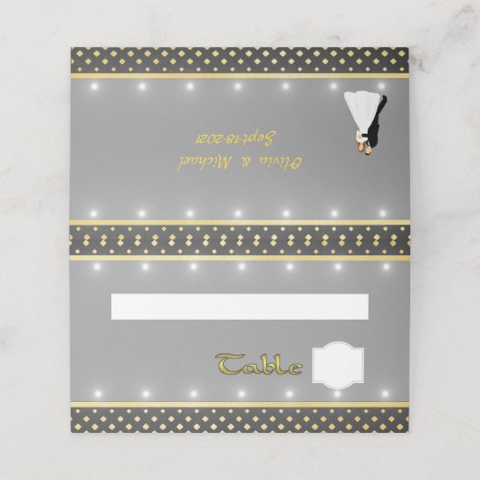 Leuchten Platzkarte (Außenseite Aufgefaltet)