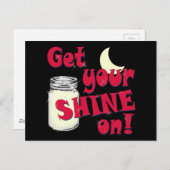 leuchten postkarte (Vorne/Hinten)