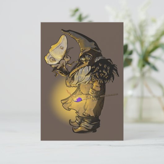 Leuchten RSVP Karte (Stehend Vorderseite)