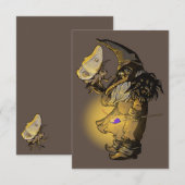 Leuchten RSVP Karte (Vorne/Hinten)