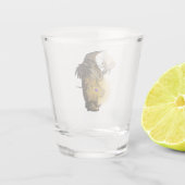 Leuchten Schnapsglas (Rückseite)