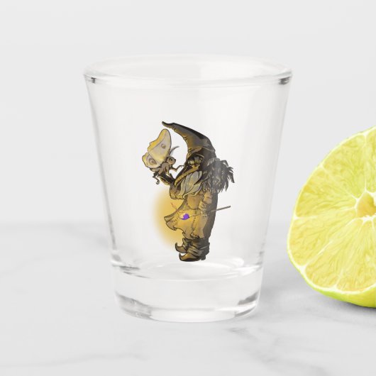 Leuchten Schnapsglas (Vorderseite)