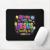 Leuchten Sie auf, wer Jesus VBS 2026 Urlaub Mousepad (Mit Mouse)
