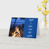 LEUCHTEN SIE EIN FEUER "UND LASS'S CELEBRATE" UNSE KARTE (Gelbe Blume)