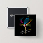 Leuchten Sie Ihren Träumen Button (Vorne & Hinten)