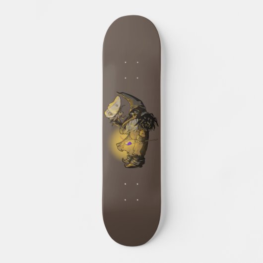 Leuchten Skateboard (Vorderseite)