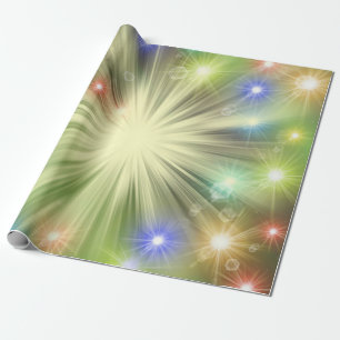 leuchten, stern, funkeln, glühen, Glitzer, helle W Geschenkpapier