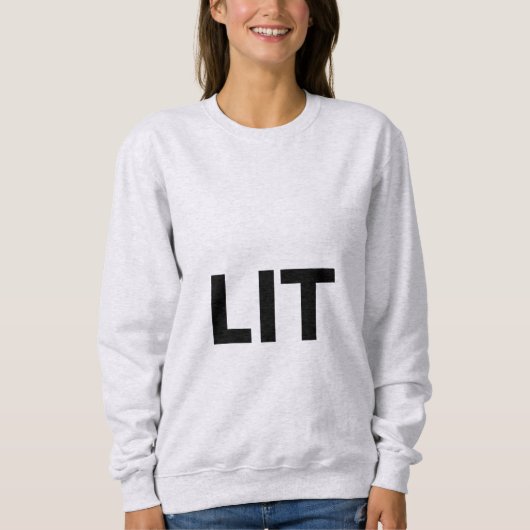 leuchten sweatshirt (Vorderseite)