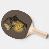 Leuchten Tischtennis Schläger (Seitenansicht)