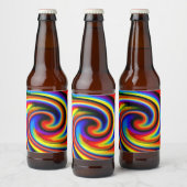 leuchtend bierflaschenetikett (Flaschen)