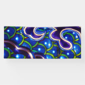 Leuchtend blaue Schuppen Banner (Horizontal)