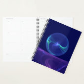 Leuchtend Blaue Violette Traum Abstrakt Fraktal Ku Planer (Anzeige)