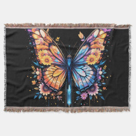 Leuchtend blühend decke