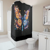 Leuchtend blühend duschvorhang (Beispiel)