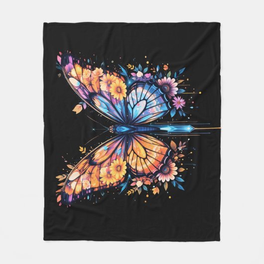 Leuchtend blühend fleecedecke (Vorderseite)