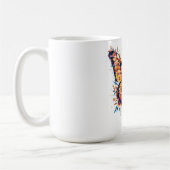 Leuchtend blühend kaffeetasse (Links)