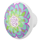 leuchtend blühend sukkulent keramikknauf (Rechts)