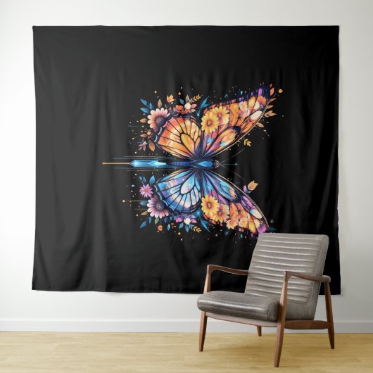 Leuchtend blühend wandteppich (Beispiel (Horizontal))