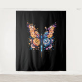 Leuchtend blühend wandteppich (Vorderseite)